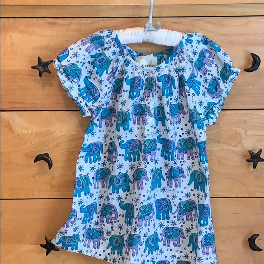 Peek brand cotton shirt with elephant pattern